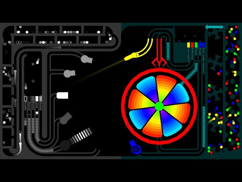Attacker vs Defender - Core Destruction 5 - Marble Race in Algodoo