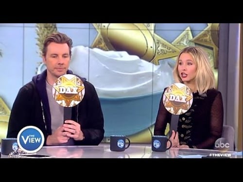Kristen Bell & Dax Shepard - The View