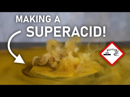 Distilling A Superacid In My Garage: Chlorosulfonic Acid Synthesis and Reactions
