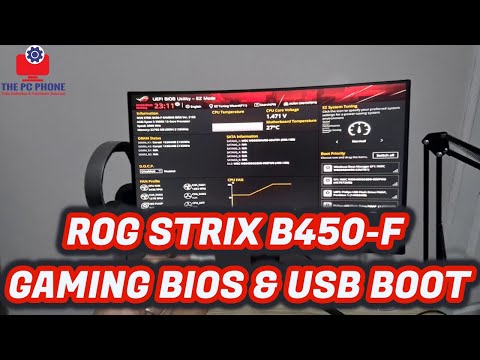 Asus Rog Strix B450 F Gaming Bios & Usb Boot Details