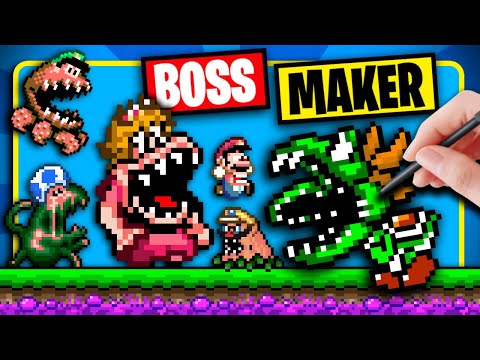 I made Mario's friends Nightmare Fuel?! - Mario Boss and Enemy Maker (Mario Multiverse)