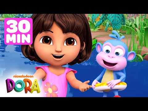 Dora & Boots Playing in the Water for 30 Minutes! | Dora & Friends