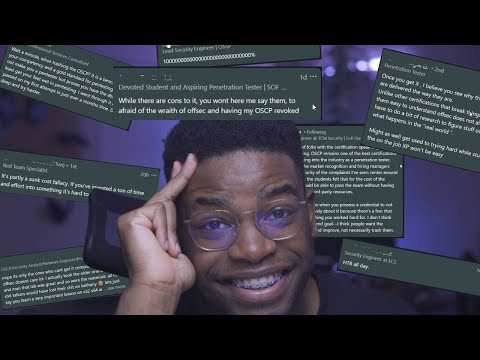 Everyone hates the OSCP, but they still want it...