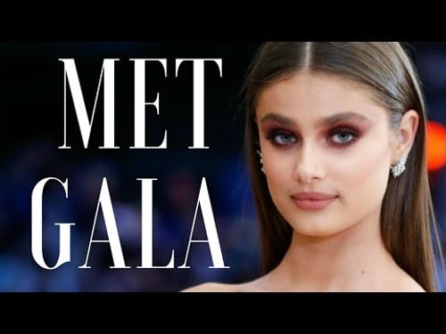 Taylor Hill at the Met Gala (ft. Hailey Baldwin)