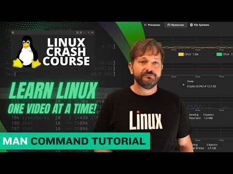 Linux Crash Course - Learn The "man" Command