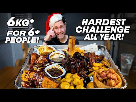 "CAVEMAN 6KG+ CHRISTMAS BBQ PLATTER" MEANT FOR 6+ PEOPLE!