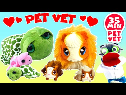 Fizzy The Pet Vet Takes Care Of His Fluffy Friends | Fun Compilation For Kids