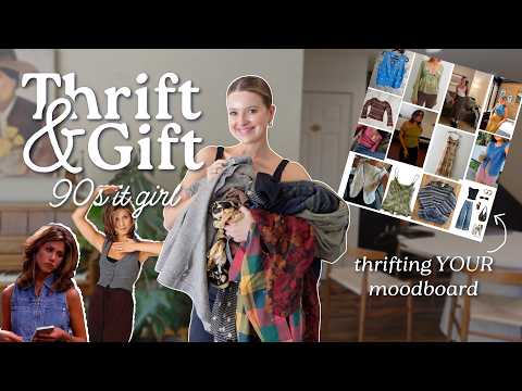 THRIFT + GIFT: 90's ~Rachel from Friends~ inspired capsule wardrobe | thrift haul