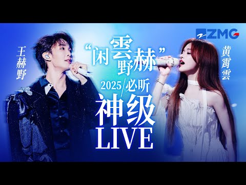 【王赫野 x 黄霄雲】“闲雲野赫”2025必听神级LIVE现场!破碎颗粒嗓遇上空灵高音!比一整夜雨先落下来的是我的泪! #天赐的声音 主题特辑 20251203