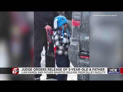 5-year-old and father detained by ICE from Columbia Heights ordered to be released