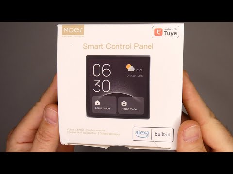 MOES Tuya Center Control Panel, Built-in Alexa, ZigBee Gateway/Wifi/Bt HUB, CCP-TY-EU-LN-MS - BUY IT