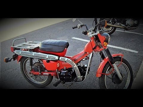 1980 Honda Trail Lifan engine swap Honda CT110 motorcycle. Nearly original rebuild. Semi-automatic