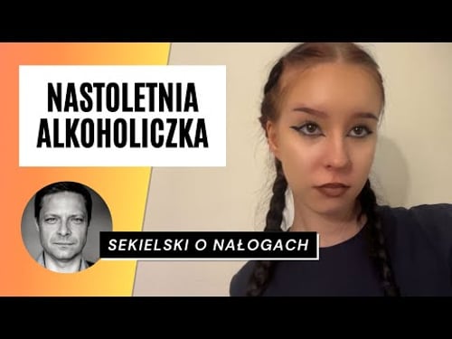 Nastolatka chce przestać pić