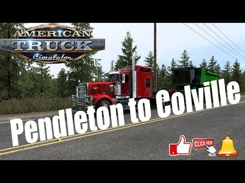 American Truck Simulator / Pendleton to Colville / Trackir