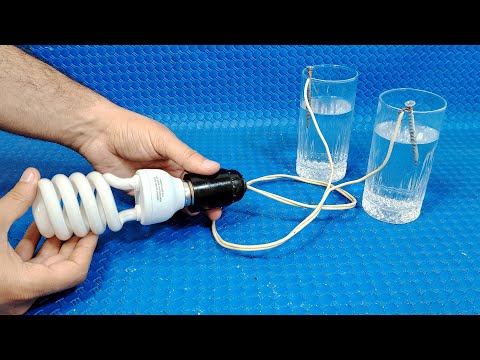How to generate free electricity from water (Spiral LED) | Simple Tips