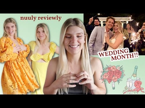 october nuuly review! WEDDING MONTH 💐🥰