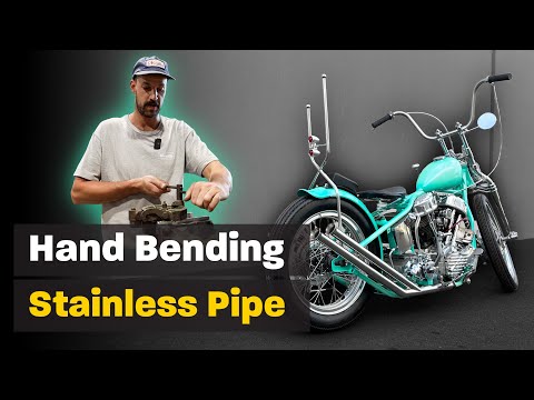 How to use a Hand Tube Bender | Basics Explained: Custom Sissy Bar!!