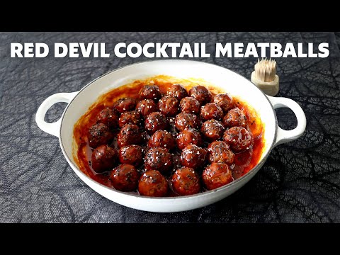 Spicy Red Devil Cocktail Meatballs | Food Wishes