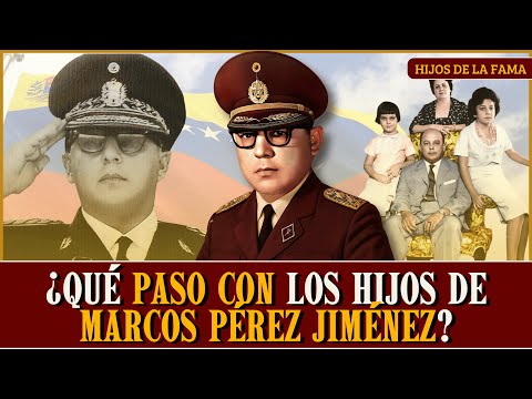 ¿Qué pasó con los hijos de Marcos Pérez Jiménez?