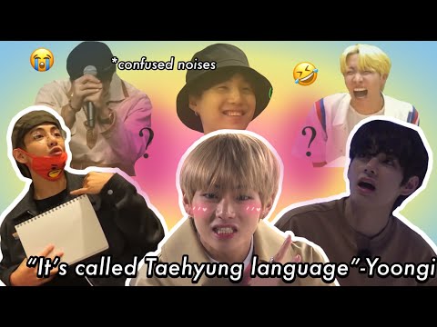 BTS struggling to understand “Tae-tae language”