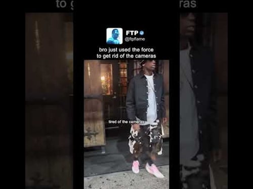 Travis Scott Handles Paparazzi Like a Boss 💯