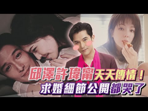 邱澤許瑋甯求婚細節曝光!兩人哭了~天天視訊超甜蜜