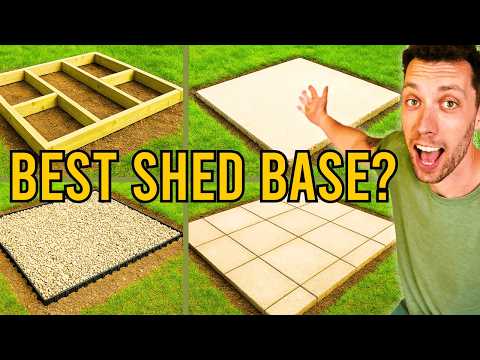 BEST Shed Base Options Ranked (and what to AVOID!)