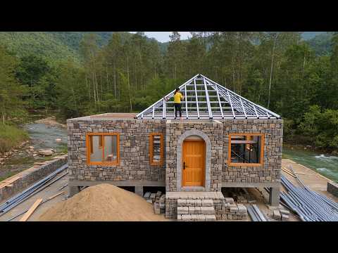 This talented woman amazed everyone by building her dream home.| by @PhươngsVillage8386