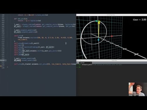 Manim session with Stephen Welch: Animating wave functions
