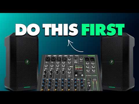 Do This Before Setting Up a Live Sound System