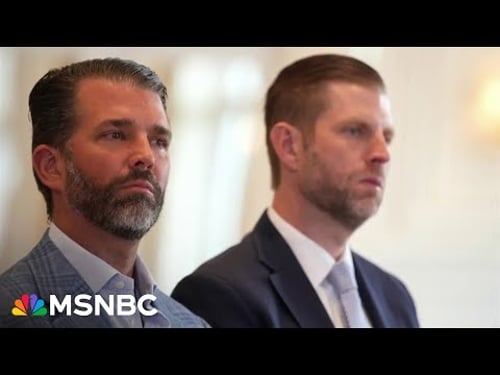 TRUMP FAMILY GRIFT: The president's family raked in over $800m from crypto assets