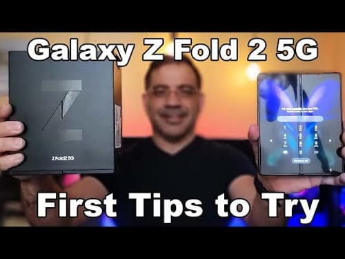 Samsung Galaxy Z Fold 2 5G Tips & Tricks first things to do!