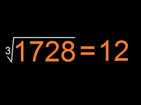 Finding cube roots of a given number - Prime factors
