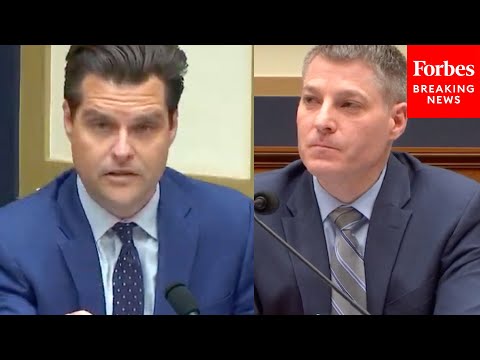 'I Want To Know Where Hunter Biden's Laptop Is': Matt Gaetz Grills FBI Cyber Chief