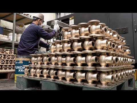 Process of making Numerous Valves for Ship. Korean Valve Factory