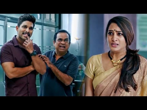 अल्लू अर्जुन ने ब्रह्मानंदम की पोल खोल दी उसके बीवी के सामने