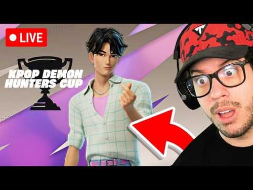 🔴 LIVE! - NEW KPOP DEMON HUNTERS CUP in FORTNITE! (BINGO CHALLENGE)