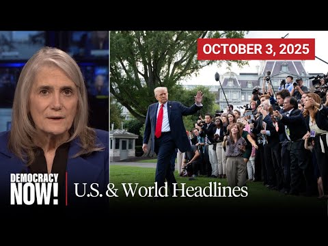 Top U.S. & World Headlines — October 3, 2025