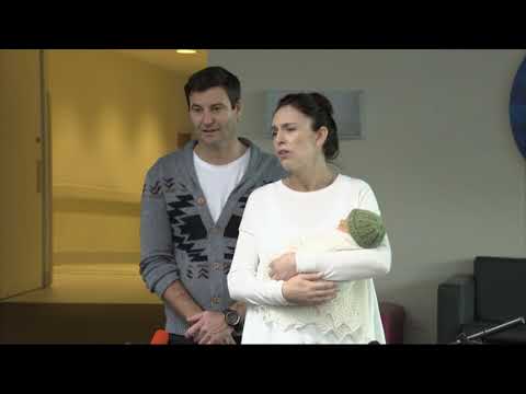 NZ Prime Minister Jacinda Ardern introduces newborn baby daughter | Newshub