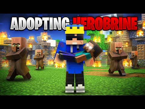 I Adopted BABY HEROBRINE In Minecraft!