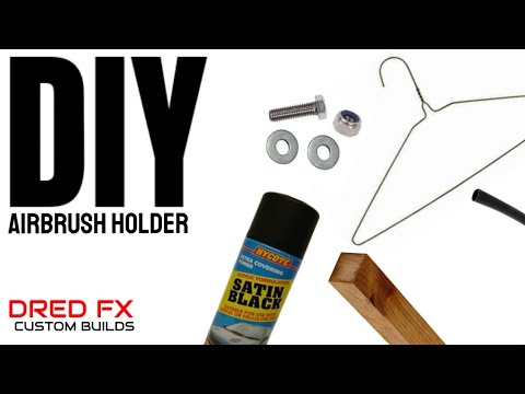 keeping the cost down diy airbrush holder