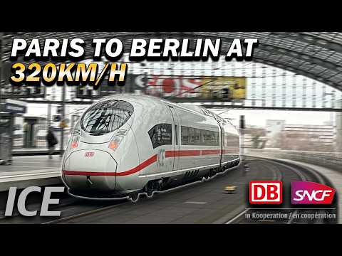 Paris to Berlin in 9 HOURS on a 320km/h ICE High Speed Train!
