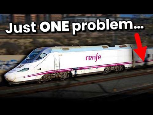 I rode Spain’s crazy TRACK CHANGING high-speed train!