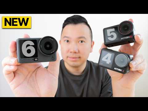 DJI Osmo Action 6 vs Action 5 vs Action 4