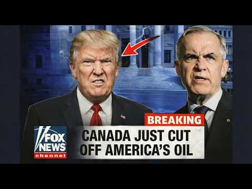 1 Minute ago: Canada Just Cut Off America's Oil Supply —Trump's Furious Reaction Crashed the Markets