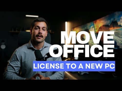 How to Move Microsoft Office License to a New PC | How to Use Microsoft Office Without a License