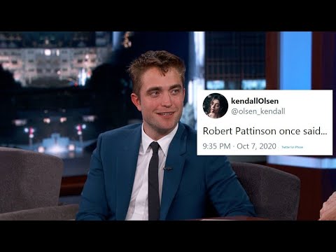Robert Pattinson once said...