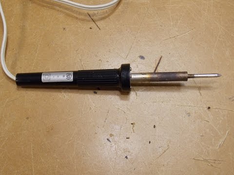 How to Tin a Soldering Iron Tip or Re-tin an Old Soldering Iron Tip