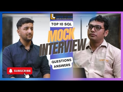 Sql Interview Question and answer for Fresher | SQL Interview Preparation | SQL Live Mock Interview