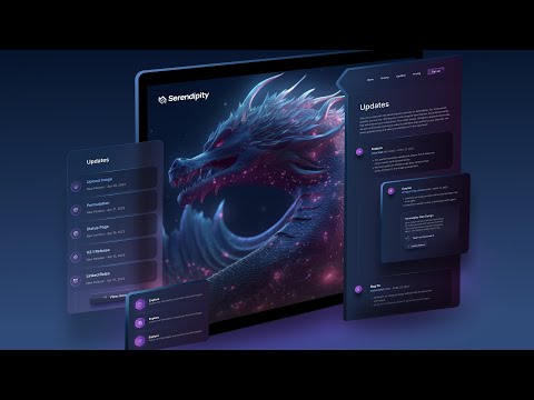 Midjourney UI Icons and Logo Web Design